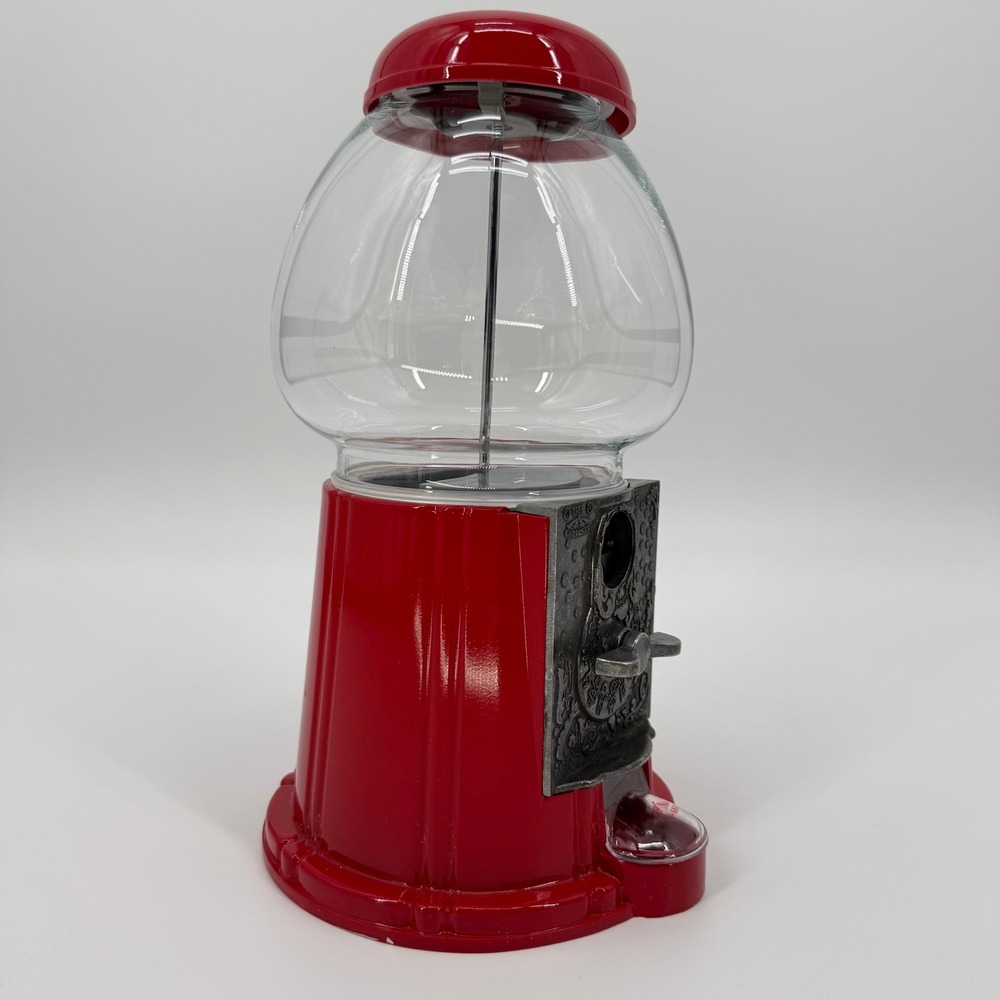 Vintage Carousel Red Gumball Candy‎ Machine Junior Size - Picture 5 of 11